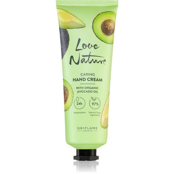 Oriflame Oriflame Love Nature Organic Avocado Oil negovalna krema za roke z avokadom 75 ml