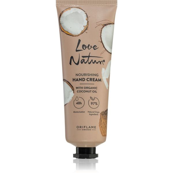 Oriflame Oriflame Love Nature Organic Coconut Oil hranilna krema za roke 75 ml