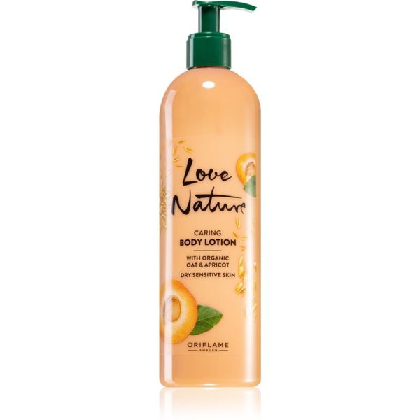 Oriflame Oriflame Love Nature Organic Oat & Apricot negovalni losjon za telo 500 ml