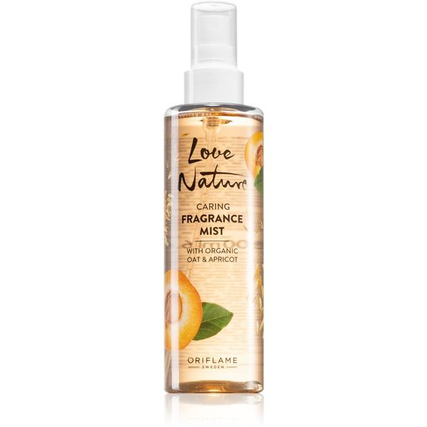 Oriflame Oriflame Love Nature Organic Oat & Apricot osvežujoče pršilo za telo 200 ml