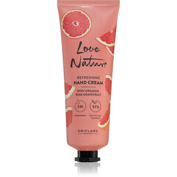 Oriflame Oriflame Love Nature Organic Pink Grapefruit vlažilna krema za roke 75 ml