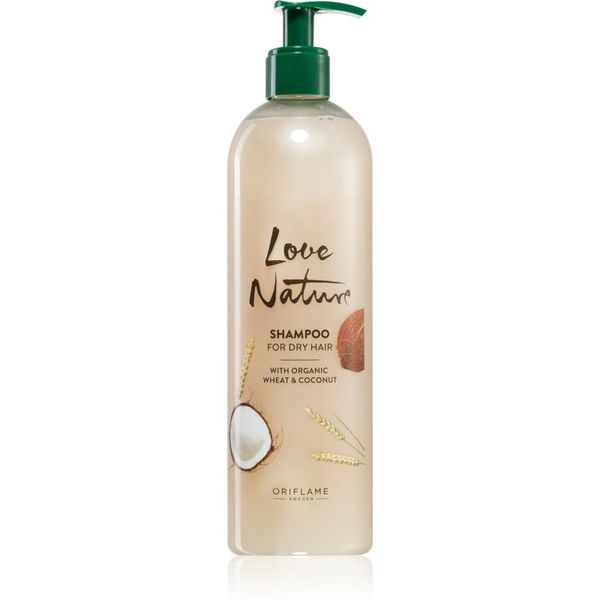 Oriflame Oriflame Love Nature Organic Wheat & Coconut vlažilni šampon za suhe lase 500 ml