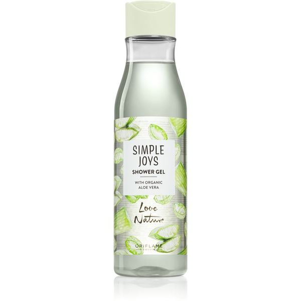 Oriflame Oriflame Love Nature Simple Joys osvežujoč gel za prhanje z aloe vero Organic Aloe Vera 250 ml