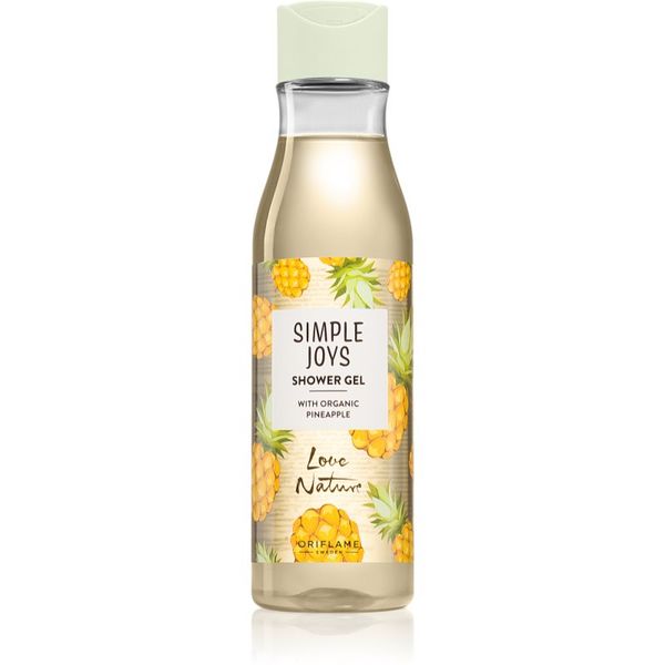 Oriflame Oriflame Love Nature Simple Joys poživitveni gel za prhanje Organic Pineapple 250 ml