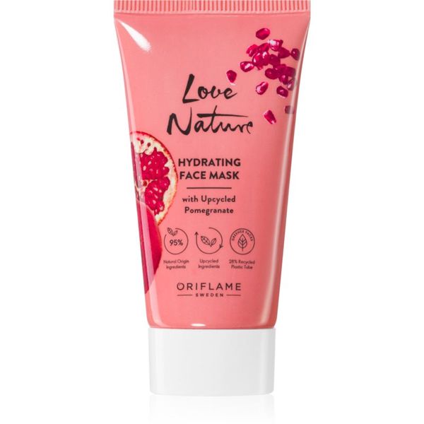 Oriflame Oriflame Love Nature Upcycled Pomegranate vlažilna maska za obraz 30 ml