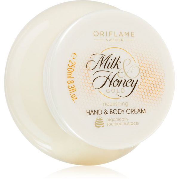 Oriflame Oriflame Milk & Honey Gold hranilna krema za roke in telo 250 ml