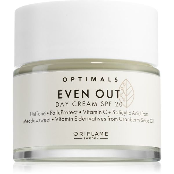 Oriflame Oriflame Optimals Even Out dnevna krema proti pigmentnim madežem SPF 20 50 ml