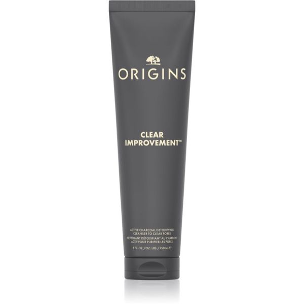 Origins Origins Clear Improvement® Active Charcoal Detoxifying Cleanser to Clear Pores čistilna maska z aktivnim ogljem 150 ml