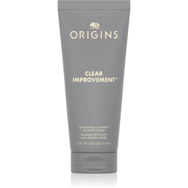 Origins Origins Clear Improvement® Blackhead Clearing Mask-To-Scrub maska za čiščenje por proti črnim pikicam 75 ml