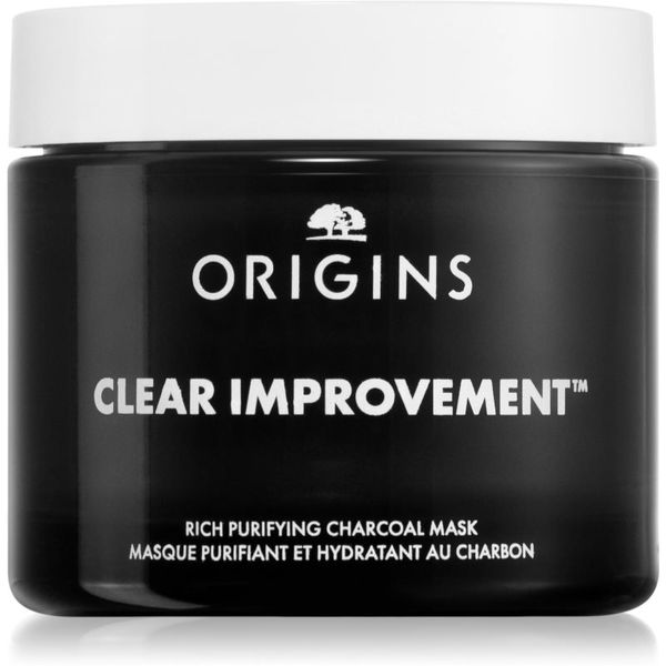 Origins Origins Clear Improvement® Rich Purifying Charcoal Mask čistilna maska z aktivnim ogljem 75 ml