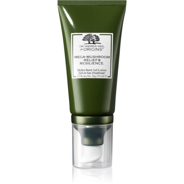 Origins Origins Dr. Andrew Weil for Origins™ Mega-Mushroom Relief & Resilience Hydra Burst Gel Lotion vlažilna gel krema s posvetlitvenim učinkom 50 ml