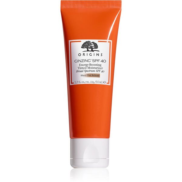 Origins Origins GinZing™ Energy-Boosting Tinted Moisturizer dnevna krema z revitalizacijskim učinkom SPF 40 50 ml