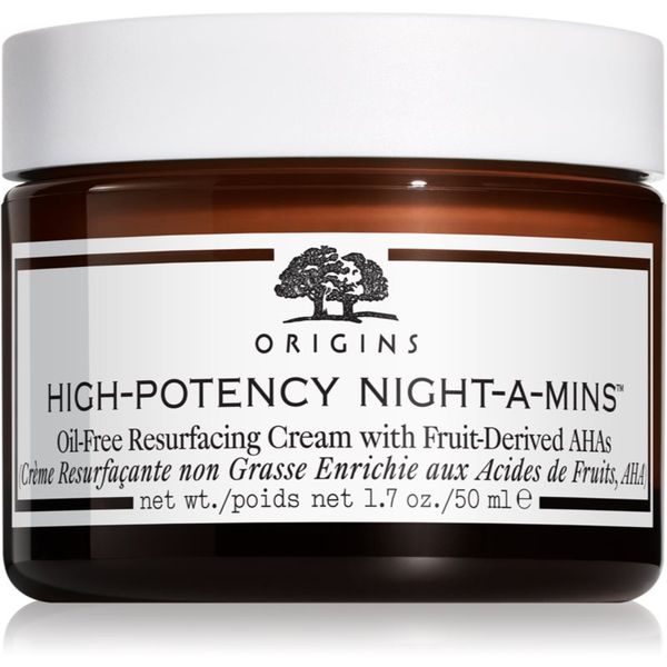 Origins Origins High-Potency Night-A-Mins™ Oil-Free Resurfacing Gel Cream With Fruit-Derived AHAs regeneracijska nočna krema za obnovo gostote kože 50 ml