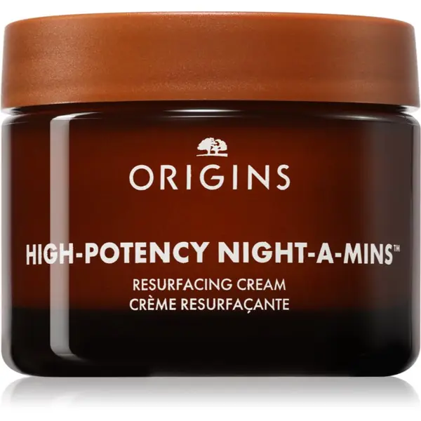 Origins Origins High-Potency Night-A-Mins™ Resurfacing Cream With Fruit-Derived AHAs vlažilna nočna krema za posvetlitev in zgladitev kože 50 ml