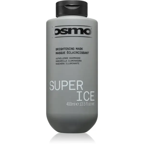 Osmo Osmo Super Ice Brightening Mask maska proti rumenim tonom za blond lase in lase s prameni 400 ml