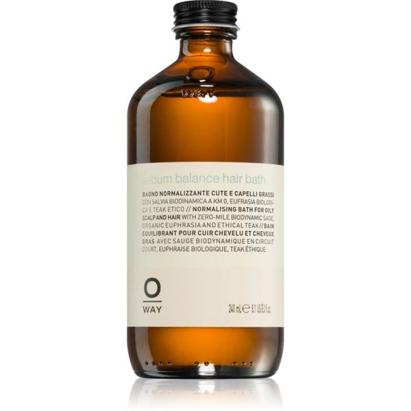 Oway Oway rebalancing nežna kopel za mastne lase in lasišče 240 ml