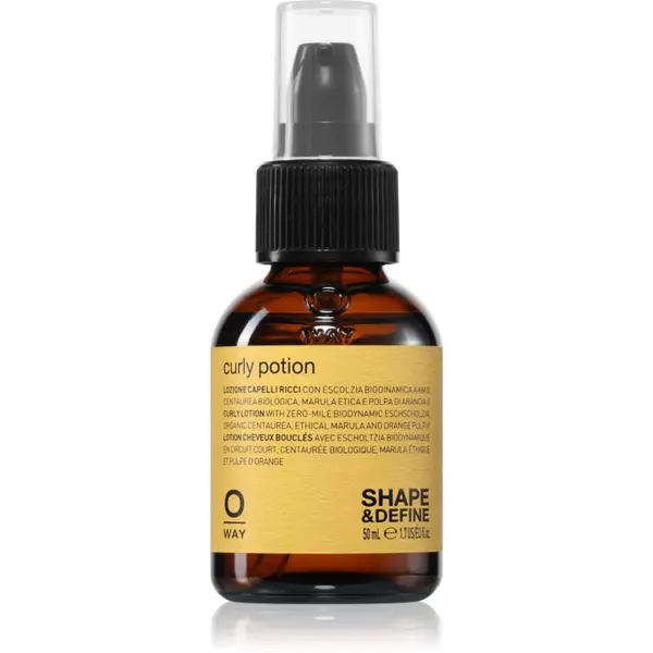 Oway Oway Shape & Define Curly Potion stiling nega za valovite in kodraste lase 50 ml