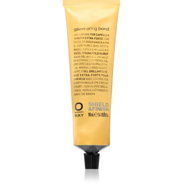 Oway Oway Shield & Finish Glimmering Bond ekstra močan gel za sijoče pričeske 100 ml