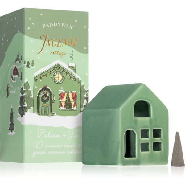 Paddywax Paddywax Ceramic Village Balsam & Fir darilni set