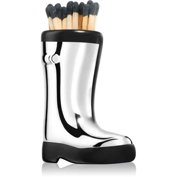 Paddywax Paddywax Cowboy Boot Match Holder vžigalice Chrome Metallic 25 kos