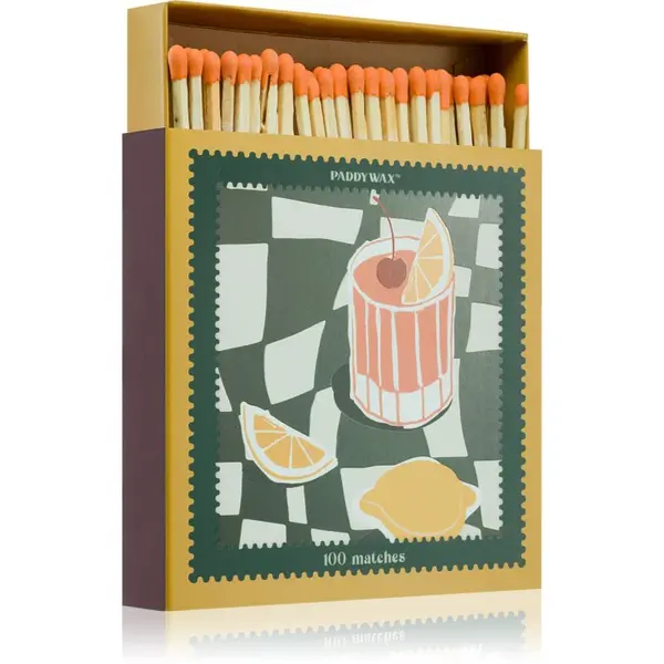 Paddywax Paddywax Jumbo Boxed Cocktail vžigalice 1 kos