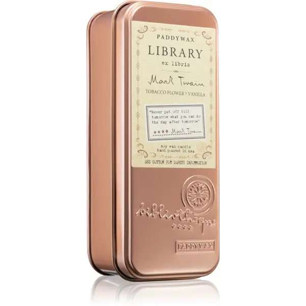 Paddywax Paddywax Library Mark Twain dišeča sveča 70 g