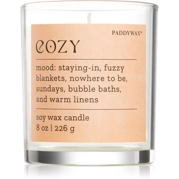 Paddywax Paddywax Mood Cozy Cashmere & French Orris dišeča sveča 226 g