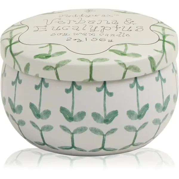 Paddywax Paddywax Tulip Verbena & Lemongrass dišeča sveča s pokrovčkom 56 g