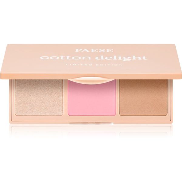 Paese Paese Cotton Delight Contour Palette paleta za konture obraza odtenek 01 Pink 9 g