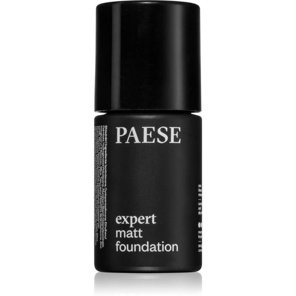 Paese Paese Expert Matt Foundation matirajoči penasti tekoči puder za mešano do mastno kožo Light Beige 30 ml
