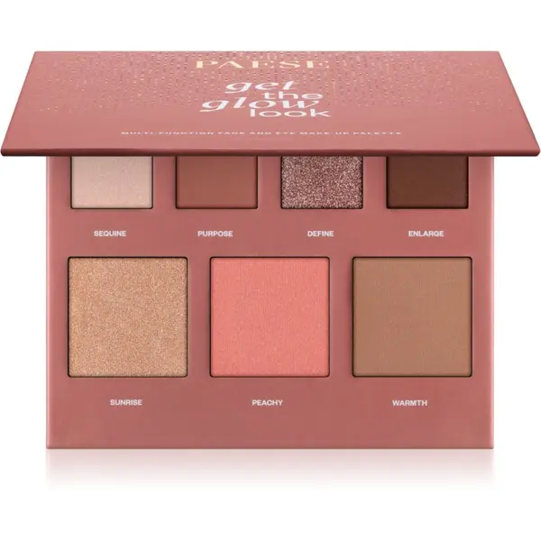 Paese Paese Get The Glow Look Face And Eye Make-up Palette večnamenska paleta za obraz in oči 16 g