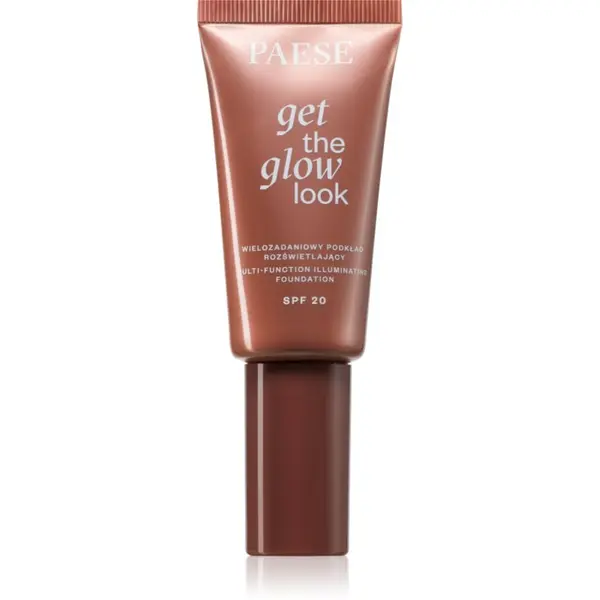 Paese Paese Get The Glow Look Illuminating Foundation lahki tekoči puder s posvetlitvenim učinkom SPF 20 odtenek 2N Sand Beige 30 ml
