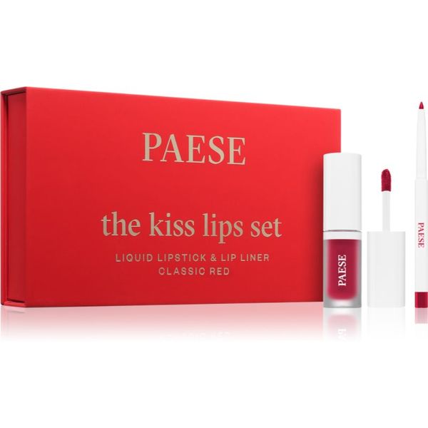 Paese Paese The Kiss Lips Set Classic Red darilni set 06 Classic Red odtenek
