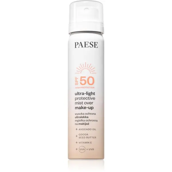Paese Paese Ultra-light Protective Mist Over Make-up pršilo za fiksiranje make-upa SPF 50 75 ml
