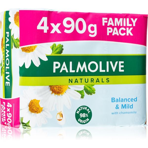 Palmolive Palmolive Naturals Chamomile trdo milo s kamilico 4x90 g