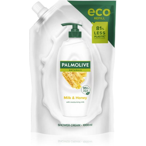 Palmolive Palmolive Naturals Milk & Honey antistresni gel za prhanje nadomestno polnilo 1000 ml