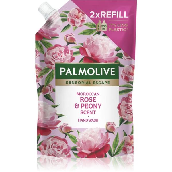 Palmolive Palmolive Sensorial Escape Moroccan Rose & Peony tekoče milo za roke nadomestno polnilo 500 ml