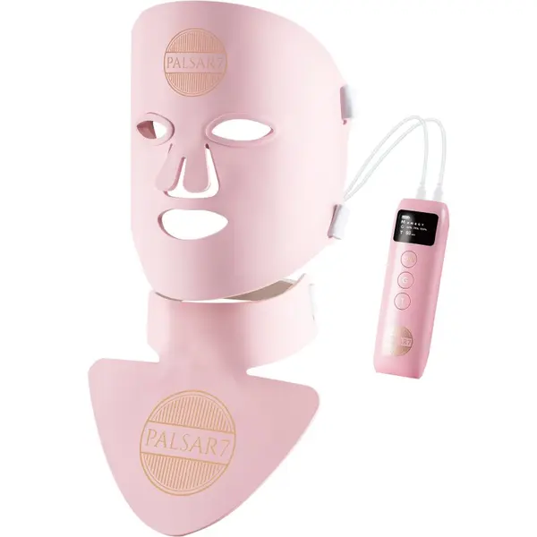 PALSAR7 PALSAR7 Photon LED mask Pink Cloud negovalna maska LED za obraz in dekolte 1 kos