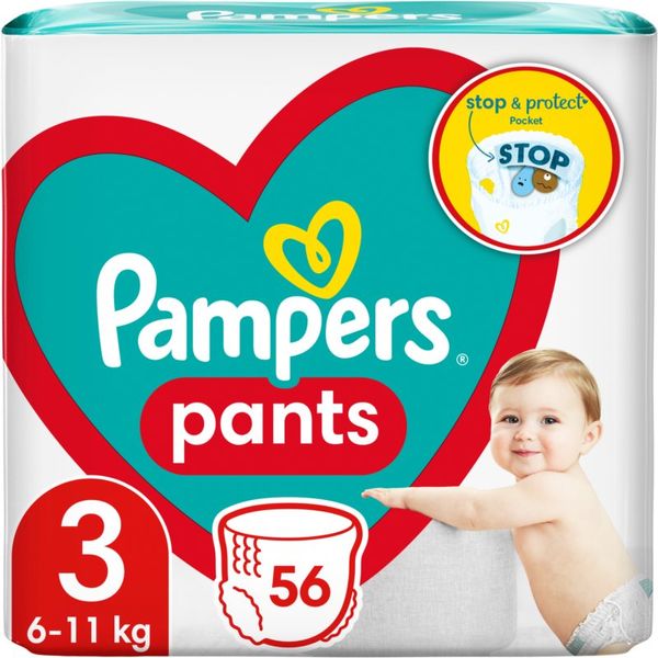 Pampers Pampers Active Baby Pants Size 3 hlačne plenice za enkratno uporabo 6-11 kg 56 kos