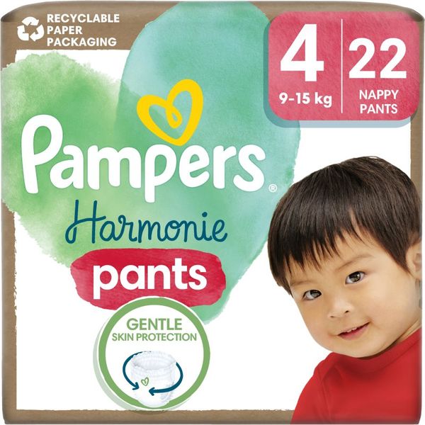 Pampers Pampers Harmonie Pants Size 4 hlačne plenice 9-15 kg 22 kos