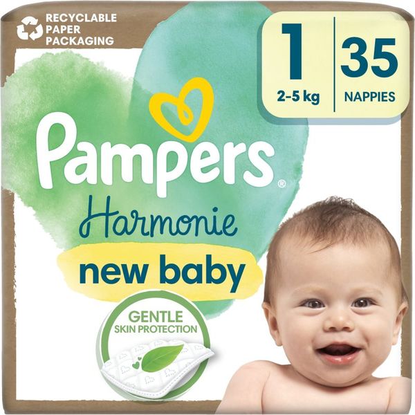 Pampers Pampers Harmonie Size 1 plenice za enkratno uporabo 2-5 kg 35 kos