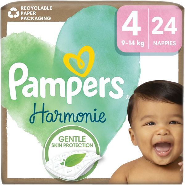 Pampers Pampers Harmonie Size 4 plenice za enkratno uporabo 9-14 kg 24 kos