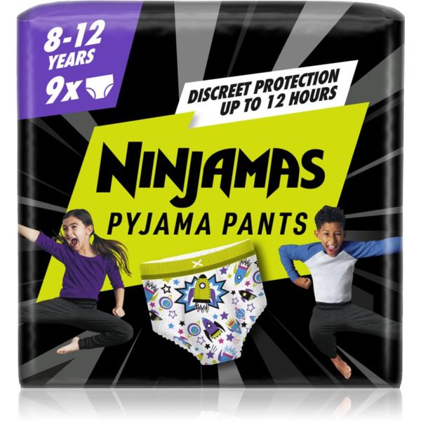 Pampers Pampers Ninjamas Pyjama Pants hlačne plenice za pižamo 27-43 kg Spaceships 9 kos