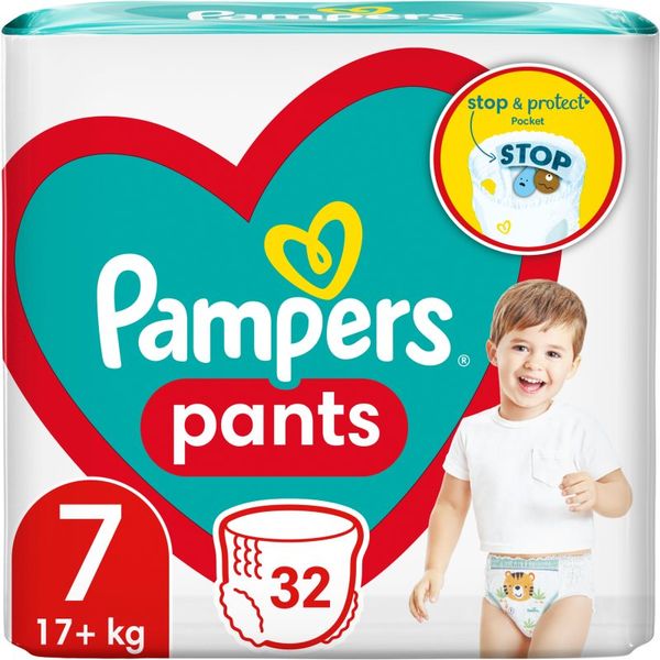 Pampers Pampers Pants Size 7 hlačne plenice za enkratno uporabo 17+ kg 32 kos