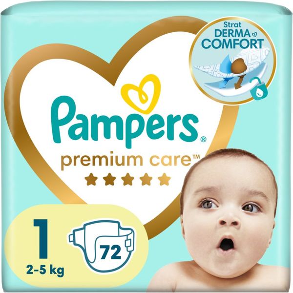 Pampers Pampers Premium Care Size 1 plenice za enkratno uporabo 2-5 kg 72 kos