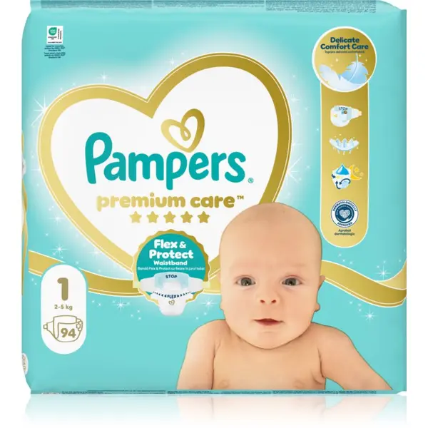 Pampers Pampers Premium Care Size 1 plenice za enkratno uporabo 2-5 kg 94 kos