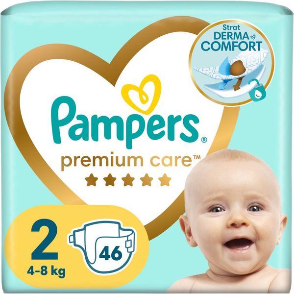 Pampers Pampers Premium Care Size 2 plenice za enkratno uporabo 4-8kg 46 kos