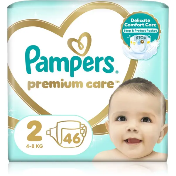 Pampers Pampers Premium Care Size 2 plenice za enkratno uporabo 4-8kg 46 kos