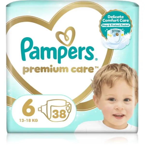 Pampers Pampers Premium Care Size 6 plenice za enkratno uporabo 13-18 kg 38 kos