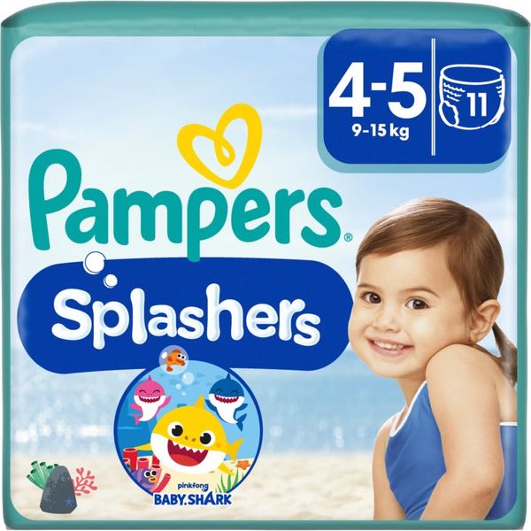 Pampers Pampers Splashers 4-5 kopalne plenice za enkratno uporabo 9-15 kg 11 kos